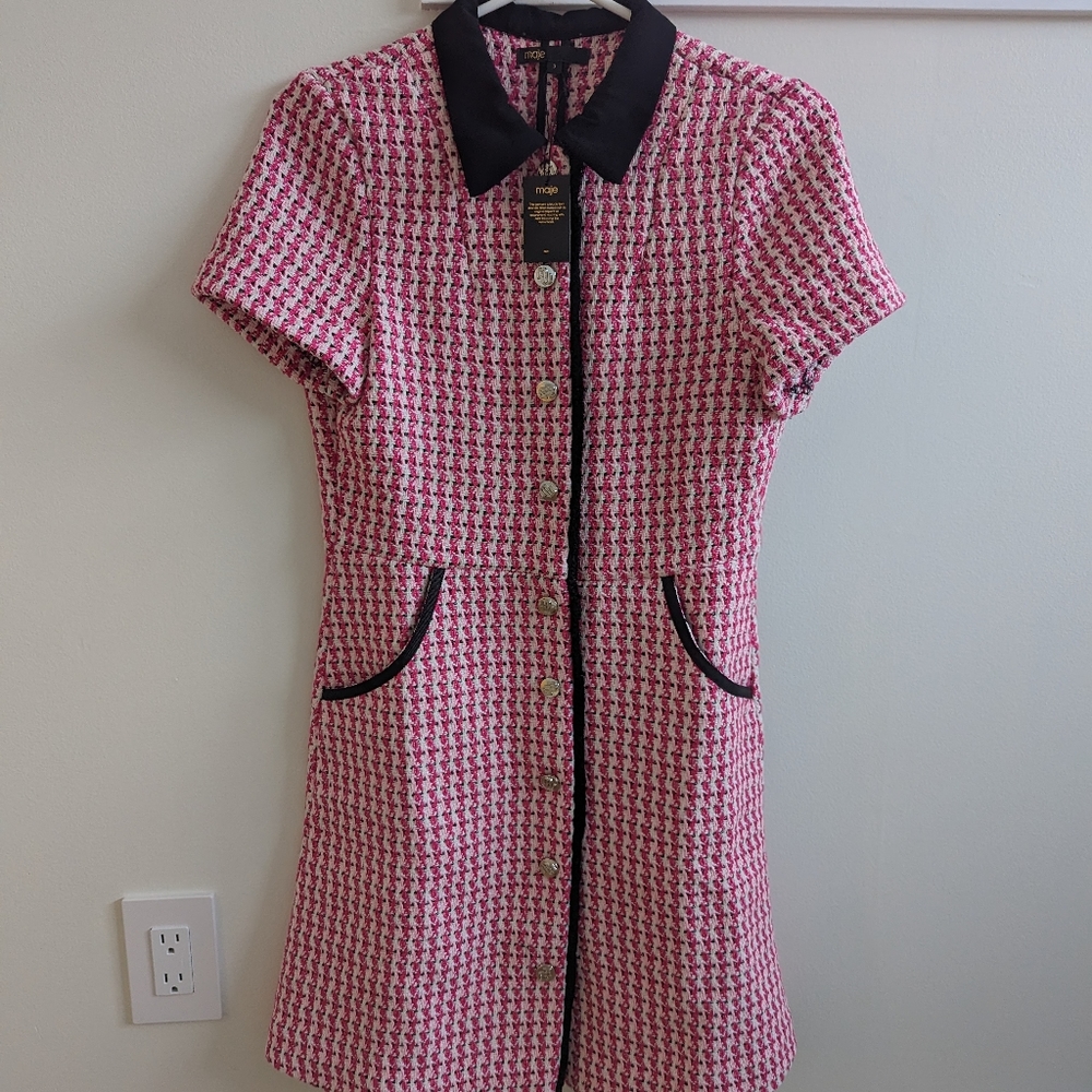 Maje Tweed Dress